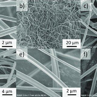 SEM Images Of A Uncalcined 10 Sb ZrO 2 PVP Fibers B Calcined