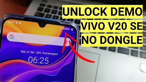 Cara Unlock Demo Mode Vivo V20 SE V2022 Tanpa Dongle YouTube