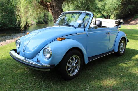 Light Blue Volkswagen Beetle