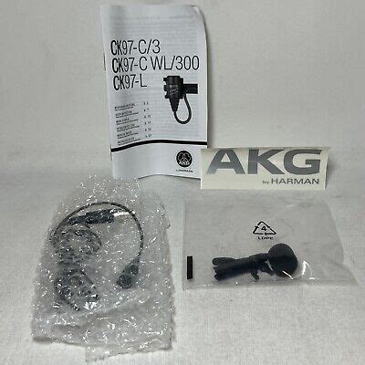 Akg Ck C L Ck Cl Ck C Cardioid Lavalier Condenser Microphone