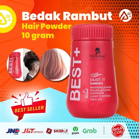 Jual Apen Best Hair Powder Pria Wanita Unisex Bedak Rambut Isi Gram