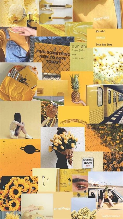 Moodboard Inspiration F R Deinen Onlineshop Gelbe Sthetik Hd Handy