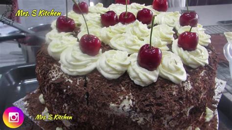 Black Forest Cake Recipe The Best Youtube