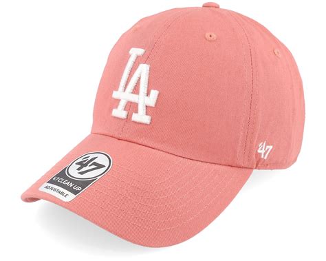 Los Angeles Dodgers MLB Clean Up Island Red Dad Cap 47 Brand Keps