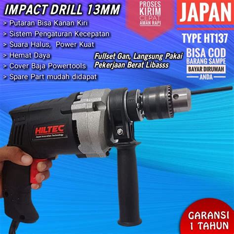 Jual Mesin Bor Listrik 13mm Hiltec Setara Makita Shopee Indonesia