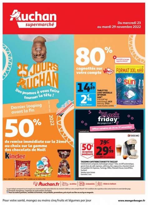 47 Semaine Week 23 11 2022 29 11 2022 25 Jours Auchan Auchan