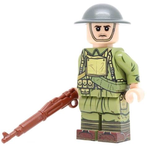 Ww1 Aef Soldier Lego Minifigure United Bricks