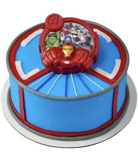 DECOPAC Avengers Unify Iron Man Plastic Cake Decoration Cake Topper