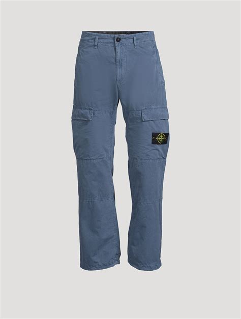 STONE ISLAND Cotton Cargo Pants Holt Renfrew