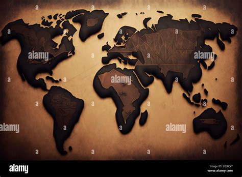 Ice age world map hi-res stock photography and images - Alamy