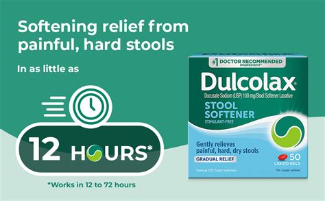 Amazon Dulcolax Stool Softener Laxative Liquid Gel Capsules