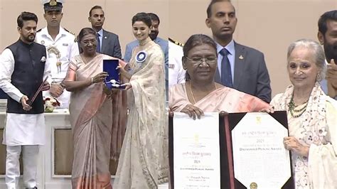 69th National Film Awards ceremony 2023 highlights: Waheeda Rehman gets ...