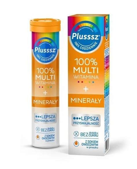 Plusssz Multiwitamina Minera Y Tabletki Musuj Ce O Smaku Mango