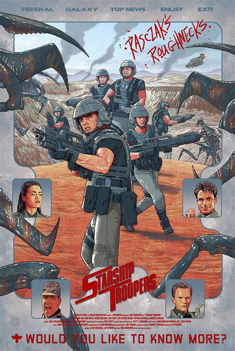 Starship Troopers by Neil Davies - Home of the Alternative Movie Poster ...