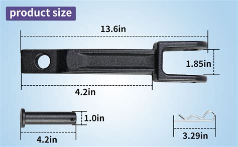 Amazon A20 6014 Single Tow Hook Compatible With Peterbilt Kenworth