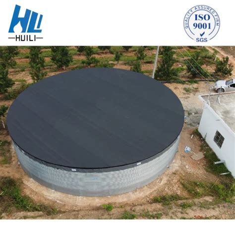 Galvanized Corrugated Steel Water Storage Tank 500000 Liter With Pvc