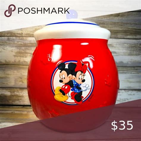 Retired Micky Minnie Cookie Jar Cookie Jars Bold Colors Minnie