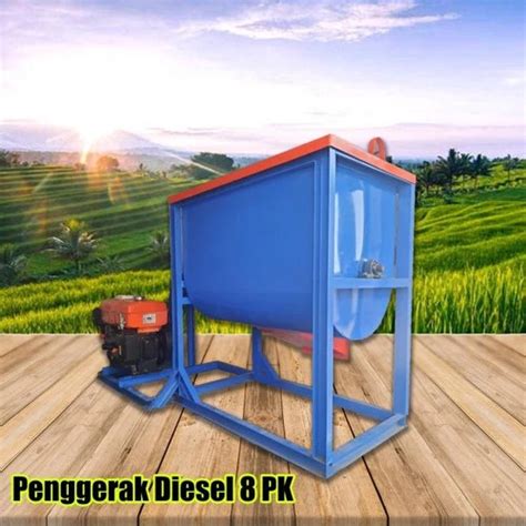 Jual Mesin Mixer Pakan Ternak Pengaduk Kompos Kapasitas Kg Tanpa