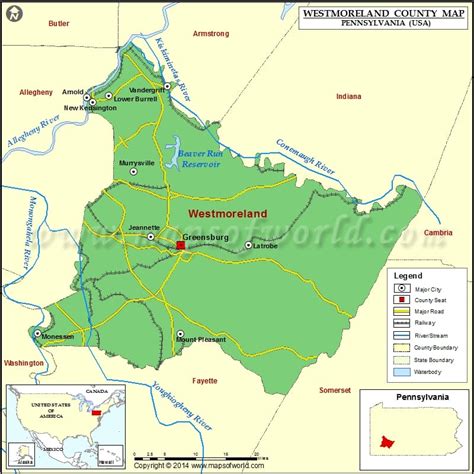 Westmoreland State Park Map