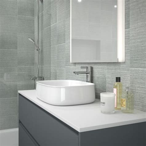 Urban Large Tile Bathroom Wall Panels 5mm (250mm x 2600mm ) - National ...