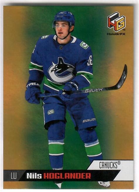 2020 21 Upper Deck Extended Series NILS HOGLANDER Canucks HoloGrFX