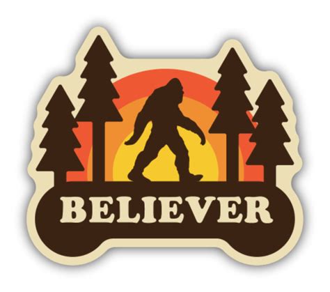 Stickers Northwest Vinyl Sticker Sasquatch Believer 1 Ct Fred Meyer