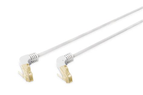 DIGITUS By ASSMANN Shop CAT 6A S FTP Patch Cord 90 Angled Plug