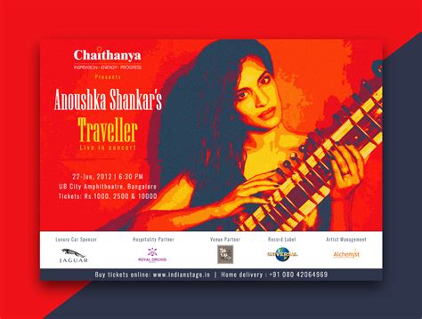 Anoushka Shankar - Live In Concert - Creative Design on Behance