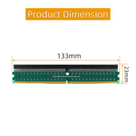 XT XINTE DDR5 U DIMM 288Pin Adapter Riser Card DDR5 Memory Diagnostic