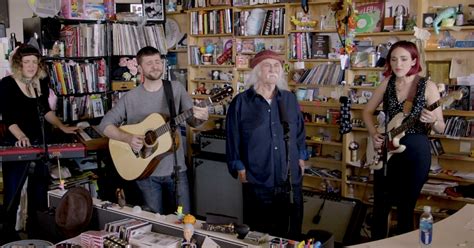 David Crosby And The Lighthouse Band Perform For Npr Tiny Desk Concert