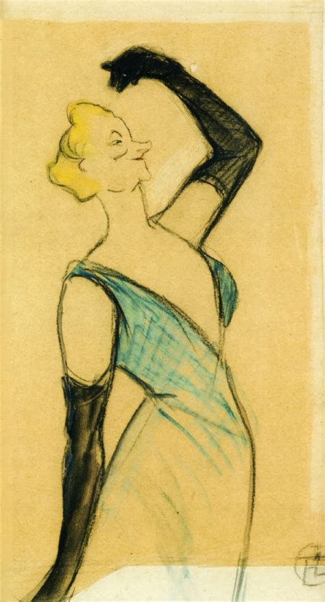 Mademoiselle Marcelle Lender Standing 1895 By Henri De Toulouse