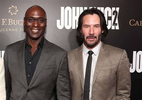 A Tocante Homenagem De Keanu Reeves Ao Ator Lance Reddick Falecido Em