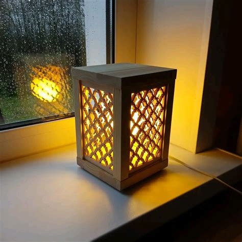 Светильник из дерева – купить на Ярмарке Мастеров – R6NU8RU ...