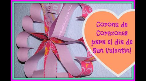 Manualidades Faciles Para San Valentín Corazones De Papel Youtube