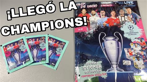 Colecci N De Estampas De La Champions Pack De Inicio Topps Uefa