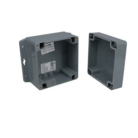 Ip65 Nema 4x Box Dark Gray With Mounting Brackets Pn 1337 Dgmb Bud