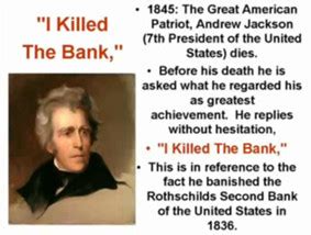 Andrew Jackson Bank Quotes. QuotesGram