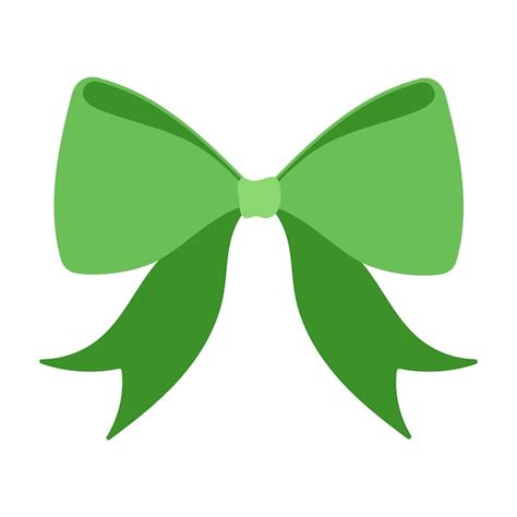 Premium Vector Green Ribbon Bow