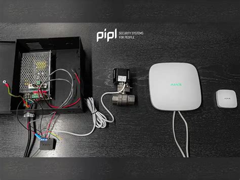 How to Connect Automatic Water Shut Off Valve 12V to Ajax Alarm System ...