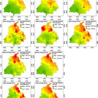 Seasonal And Annual Spatial Distribution Of Seasonal And Annual Average