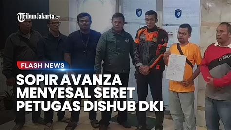 Ugal Ugalan Hingga Seret Petugas Dishub DKI Pengemudi Avanza Merah