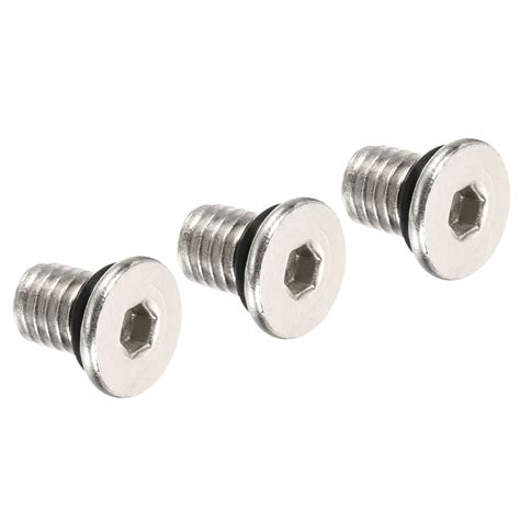 Uxcell M Internal Hex Head Pipe Fitting Plug Pack Male Thread