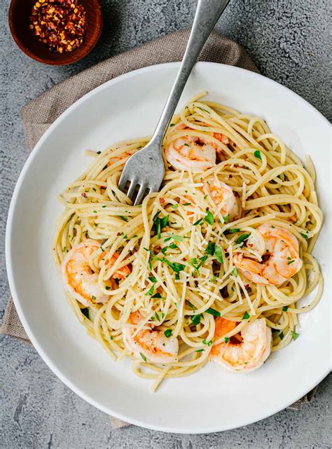 Garlic Butter Shrimp Pasta Pinch And Swirl