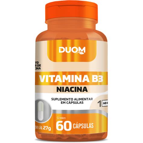 Vitamina B Niacina C Psulas Duom