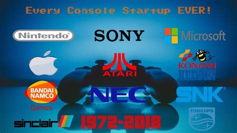 Every Console Computer Startup Ever Chronological Order Youtube