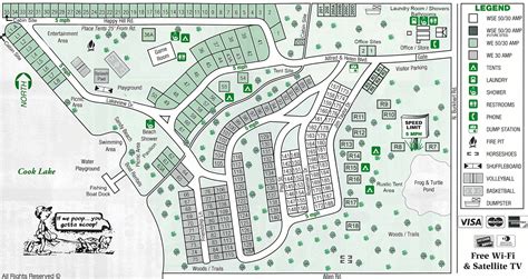 Campsite Map – Taylors Beach Campground