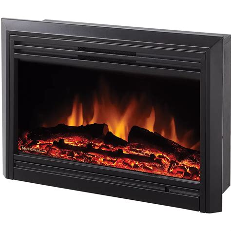 Muskoka Electric Fireplace Insert, Gloss Black - 25 Inch | The Home ...