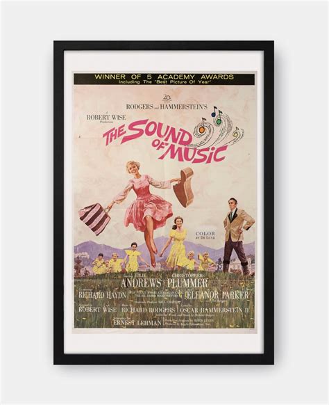 The Sound of Music (1965) Movie Poster - The Curious Desk