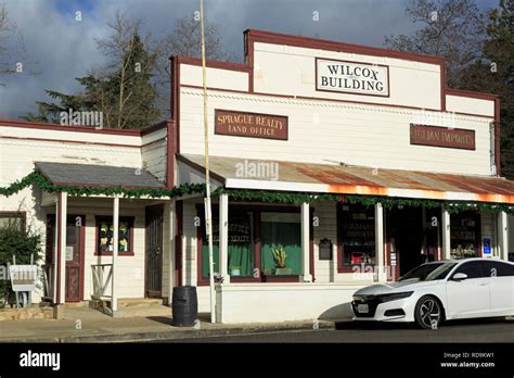 Historic Wilcox Building Juliansan Diego County California Usa