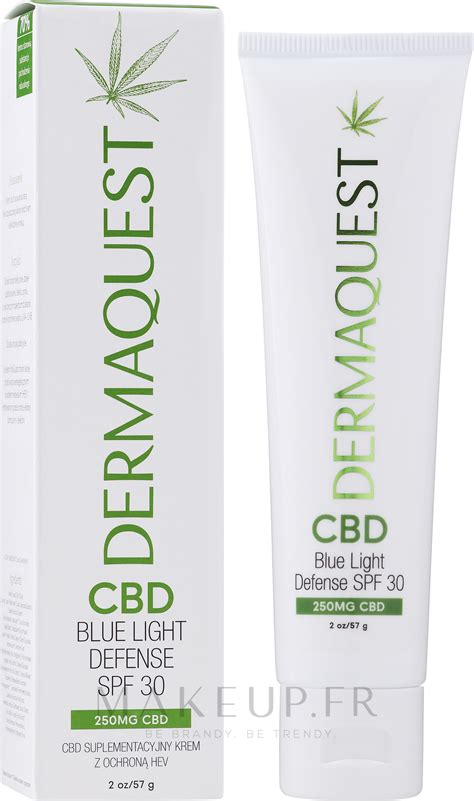 Crème pour visage Dermaquest CBD Blue Light Defense SPF 30 250mg